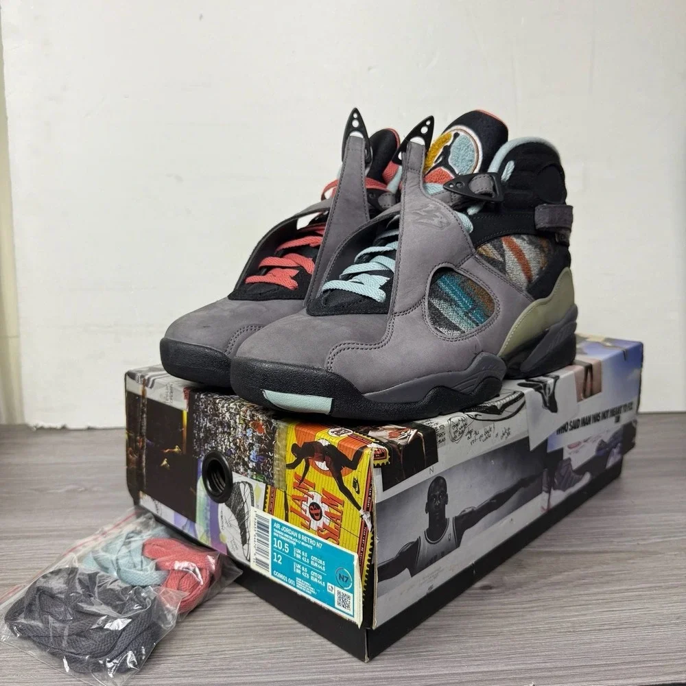Nike Air Jordan‎ 8 Retro N7 Pendleton Size 10.5 CQ9601-001